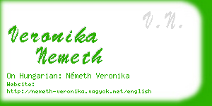 veronika nemeth business card